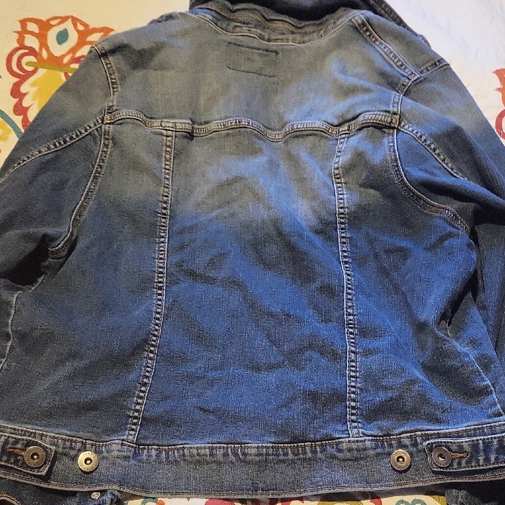 Torrid Blue Jean Jacket with Button Details - Picture 2 of 6